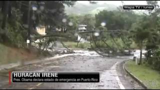 Huracán Irene hacia Republica Dominicana 23811 HD [upl. by Patrick614]