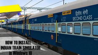 How To Install MSTS Indian Railways in Windows 10 [upl. by Akemeuwkuhc]