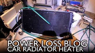 Power Outage Blog 2  Car Radiator Space Heater [upl. by Aldercy]