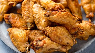 How to get the BEST Crispy Chicken Wings  Oven Baked Chicken Wings Recipe [upl. by Airlee409]