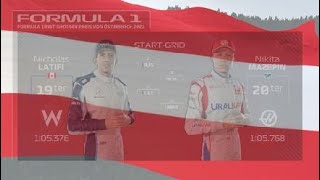 F1® 2021 Österreich Start Aufstellung [upl. by Reyotal270]