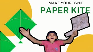 Flying kites  Kites Made At Home  Making Kite At Home  Kites Making  Kites Lover  Paper Kites [upl. by Eydie7]