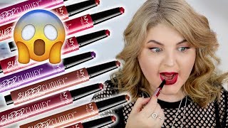 💄НЕДЕЛЯ СВОТЧВИДЕО ПОМАДЫ NYX SUPER CLIQUEY 12 ОТТЕНКОВ [upl. by Thoer]