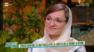 Zarifa Ghafari i talebani e la fuga dallAfghanistan  Oggi è un altro giorno 27032023 [upl. by Jonell104]