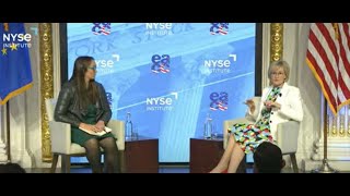 Oct 11 2022 Mairead McGuinness EU Commissioner Financial Services joins us live from the NYSE [upl. by Myrtie]