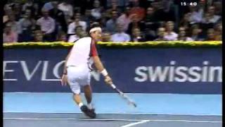 Novak Djokovic vs Kei Nishikori  BASEL 2011 Best 2 Points [upl. by Enovaj]