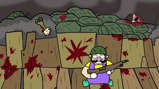 Wario Dies in an Artillery Barrage in WW1mp4 [upl. by Sosthena]