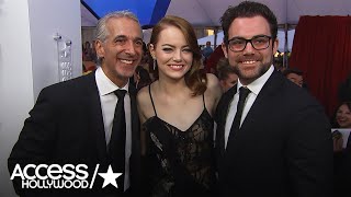 SAG Awards 2017 Emma Stone Overwhelmed By La La Lands Oscar Nom Sweep  Access Hollywood [upl. by Erodavlas]