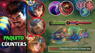 PAQUITO EXPLANE TUTORIAL AGAINST COUNTERS  PAQUITO WAR AXE IS BACK TO SUSTAIN  MLBB [upl. by Sisco]