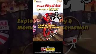 when a physicist become a racer bycycle science physics viralvideo viralshort shorts [upl. by Meridith]