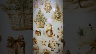 🎄 Papier z grafikami świątecznymi do wycinania Artistiko 🎄 wwwartistikoskleppl scrapbooking [upl. by Ahsied]