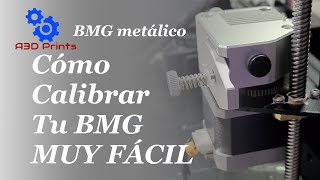 ⚡️⚙️ Como calibrar un extrusor BMG muy FACIL 🛠 Montaje y calibración BMG metálico con rueda de acero [upl. by Vannie97]