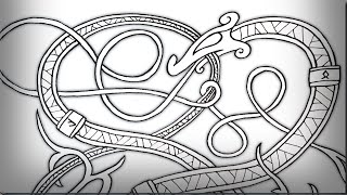 Viking Serpent Sketch  Tutorial  Time Lapse [upl. by Aurilia337]