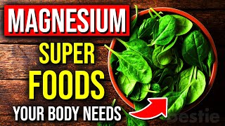 16 Magnesium SUPER Foods That Can Lower Your Risk Of Heart Attacks Anxiety amp More [upl. by Lori236]