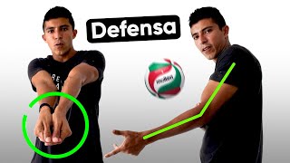 DEFENSA EN EL VOLEIBOL  TIPS TÉCNICOS Y EJERCICIOS [upl. by Anilag]