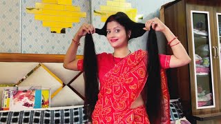 Double folded braid with ribbon 🎀 hairstyleviralvideos video fullvideo shivanishikhaslifestyle [upl. by Anivlis580]