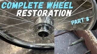 Velosolex Complete Spoke Wheel Restoration 8 [upl. by Parette]