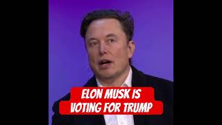 Elon Musk endorses Trump [upl. by Kared]