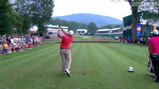 Round 4 Recap at Greenbrier Scott Stallings wins out with a birdie on 18 [upl. by Nlycaj]