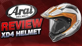 Arai XD4 Helmet Review from SportbikeTrackGearcom [upl. by Huntingdon]