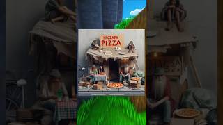 PIZZERIA 🍕 de 1 dolar VS 10000 dolares 🤑💲 shortvideo pizza chatgpt [upl. by Bultman]