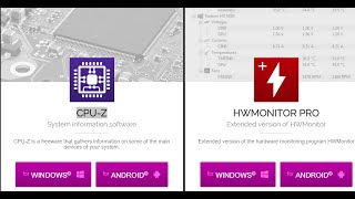 CPUZ y HWMONITOR PRO Toda la informacion de hardware de tu pc y control totral de la temperatura [upl. by Friede491]
