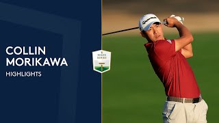 Collin Morikawa goes 7 under through 11  Round 1 Highlights  2022 SlyncIo Dubai Desert Classic [upl. by Anih]