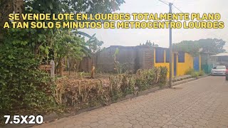 Se VENDE lote en Lourdes a tan solo 5 minutos de Metrocentro Lourdes Opción de inversión [upl. by Raddie]