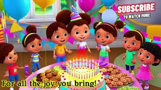 Happy Birthday to You 🎉  The Ultimate Birthday Song for Every Celebration  Kids Fun Songs [upl. by Naols]