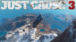 LE PLUS GROS SAUT DE TOUS LES TEMPS SUR JUST CAUSE 3   Funny moment [upl. by Inuat]