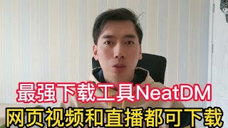 最强下载工具NDM，可轻松下载网页视频，速度快效果强 [upl. by Erdnael]