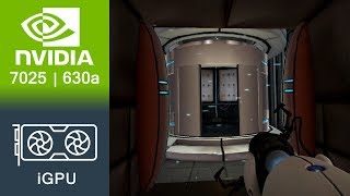 Portal Gameplay GeForce 7025  nForce 630a [upl. by Malina]