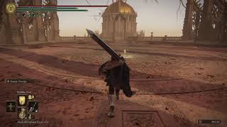 Greatsword Moveset Remake Showcase Elden Ring Mod  WAR [upl. by Kcirnek]