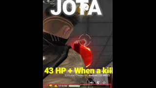 Jota Vs Luqueta Character  Luqueta Vs Jota Ability Test  Free Fire [upl. by Reifinnej]