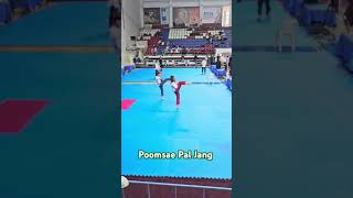 Pair Poomsae Pal Jang taekwondo poomsae [upl. by Kristal]