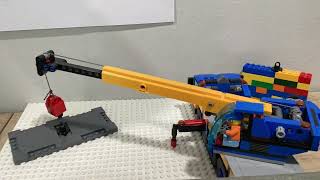 LEGO 60324 City Mobile Crane Stop Motion [upl. by Onairot]