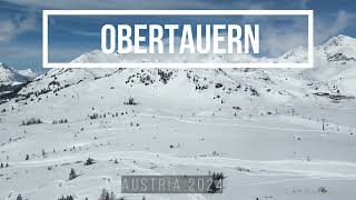 Obertauern ski experience in the Alps drone flight [upl. by Eletnahs]