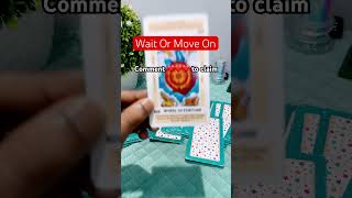 Wait or move on spiritualtarot ytshorts shorts hinditarot astrology mulank tarot love [upl. by Remas545]