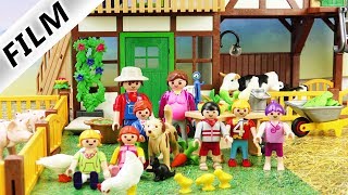 Playmobil Film deutsch Bauernhof besuchen mit Kita Sonnenschein Gruppe Julian im Misthaufen [upl. by Comfort186]