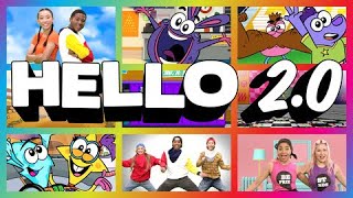 Hello 2 Song for Kids To Learn [upl. by Eigroeg]