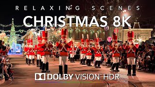 Disneyland Christmas Parade 8K Dolby Vision HDR  Night Time Lights Edition Full Show [upl. by Thomey723]