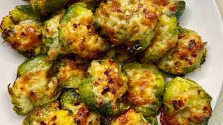 Crispy crunchy Brussels sprouts Easy Christmas Brussels sprouts recipe [upl. by Weintrob]