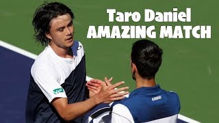 【テニス】【伝説】衝撃の大金星…！ダニエル太郎vsノバク・ジョコビッチ！【神業】Taro Daniel vs Novak Djokovic BNP Paribas Open 2R [upl. by Edmon]