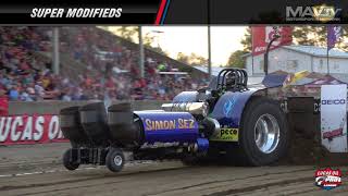 Pro Pulling 2019 Super Modifieds pulling in Atlamont IL [upl. by Sension]