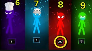 999 stickman random party stickman party 1234 player games 2024 funny mini games stickmanparty [upl. by Chiles]