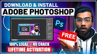 How to Download amp Install Adobe Photoshop in PC amp Laptop 2024 No Crack  100 Legal [upl. by Clower]