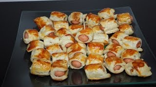 Recette Saucisses feuilletées [upl. by Eiznekcm24]