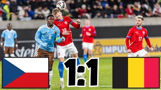 ČESKO VS BELGIE U21 BARÁŽ O EURO 2025 2ZÁPAS [upl. by Mera]