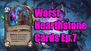 The Worst Cards For Competitive Hearthstone Ep7 Gaara [upl. by Eva]