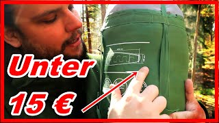 LIDL SCHLAFSACK 🤔 Günstig und Gut   Für Outdoor Camping Bushcraft Schlafsack [upl. by Fine]